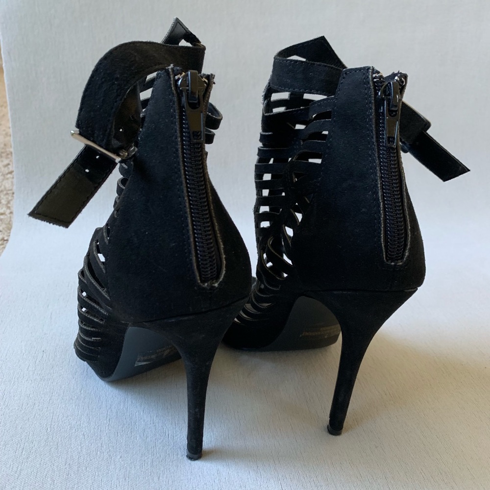 Qupid black cage heels - Picture 5 of 8